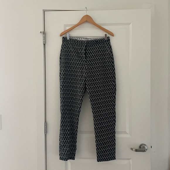 LK Bennett TR Tora Pants Printed Career Classic - Picture 1 of 7